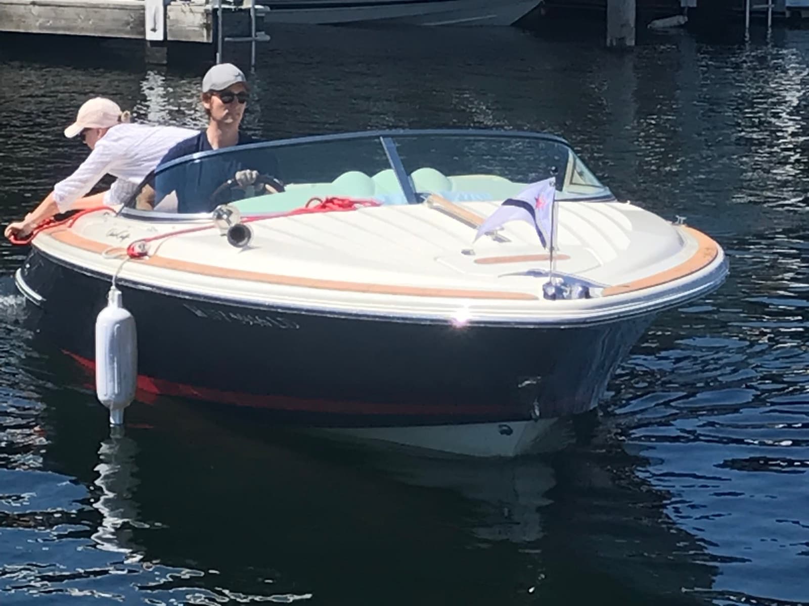 LSYC members Will and Nicky Jensen at the Seattle Yacht Club